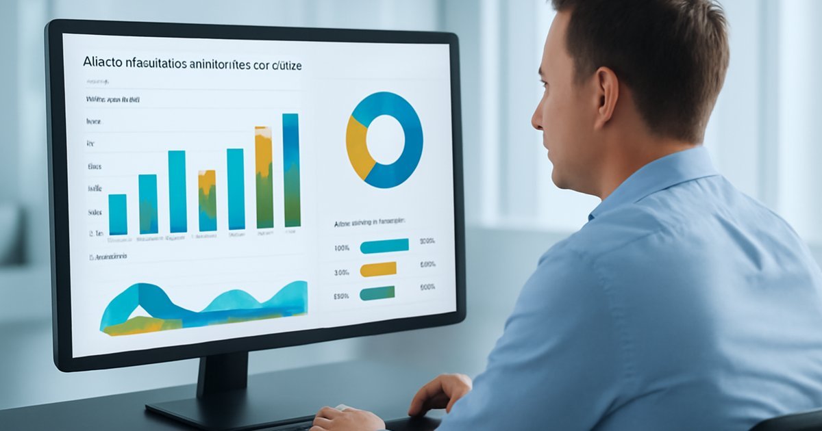 Cloud cost optimization dashboard showing AWS, Azure, and GCP billing analytics on a monitor
